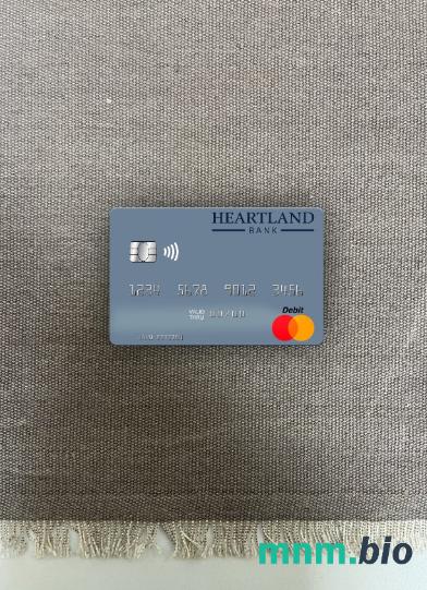 New Zealand Heartland bank wygląd zdjęcia mastercard skan PSD + zdjęcie